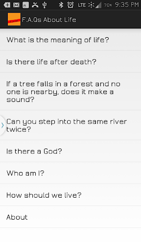 FAQs About Life