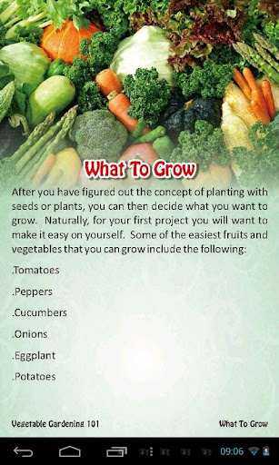 【免費書籍App】Vegetable Gardening 101-APP點子