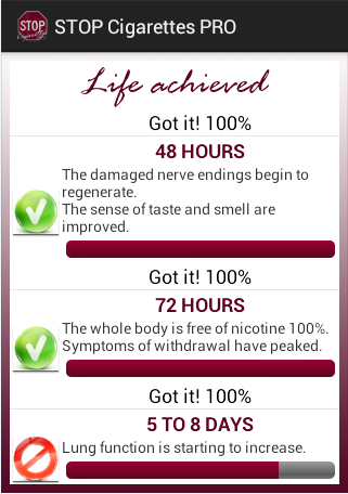 【免費健康App】STOP Cigarettes PRO -  戒烟-APP點子