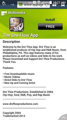 The Dre' Flow App