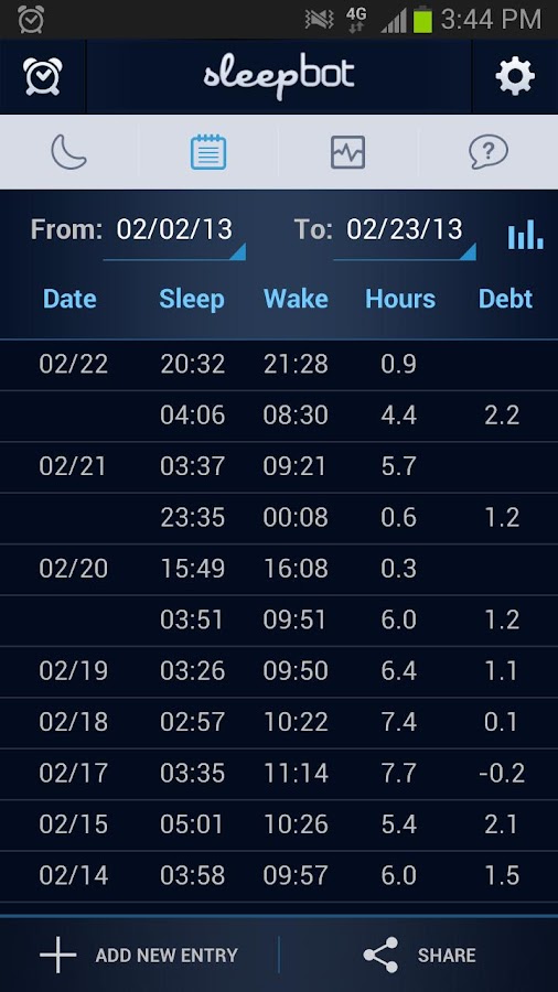    SleepBot - Sleep Cycle Alarm- screenshot  
