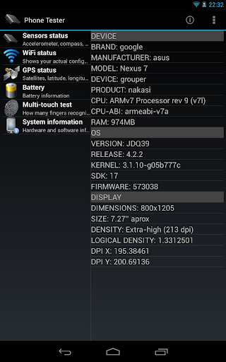【免費工具App】Phone Tester (sensors, GPS...)-APP點子