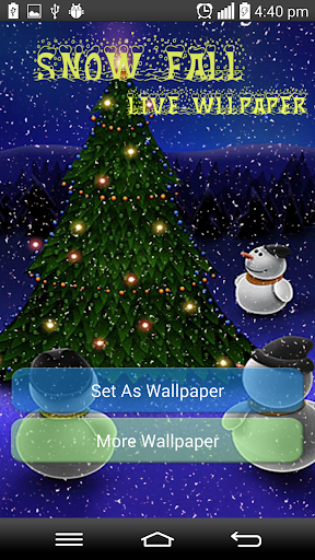 Snow Fall Live Wallpapers