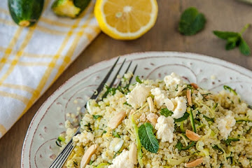Zucchini and Lemon Quinoa Pilaf
