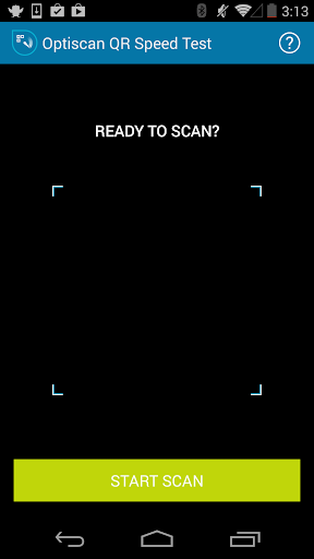 Optiscan QR Speed Test