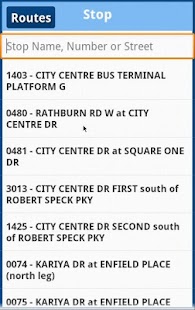 Mississauga Bus Schedules Screenshots 3