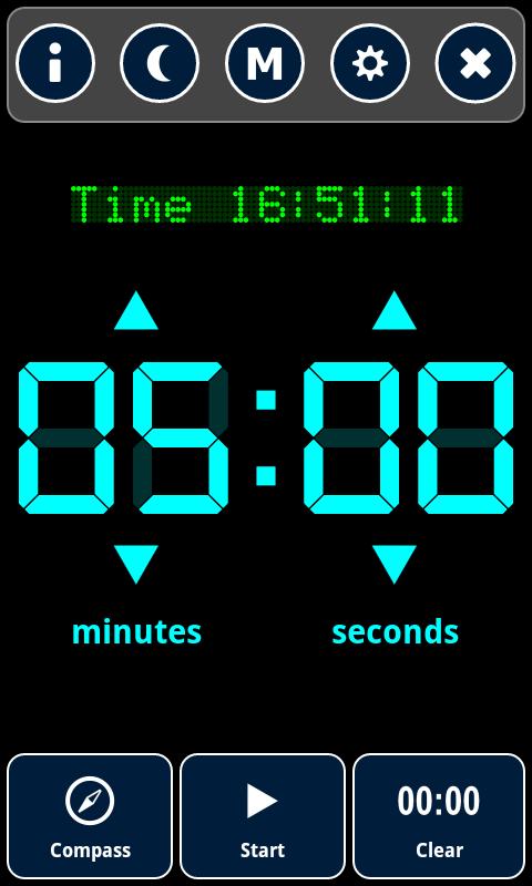 Compass and Timer Screen 3