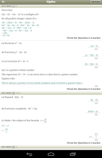 Maths GCSE Revision Samples Screenshots 4