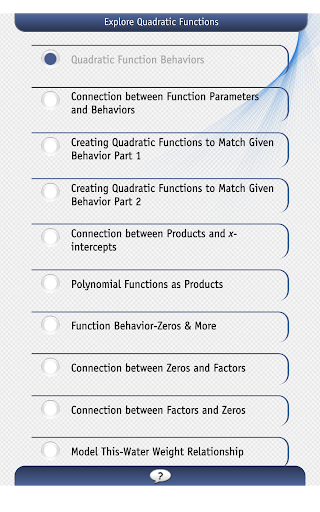 Explore Quadratic Functions