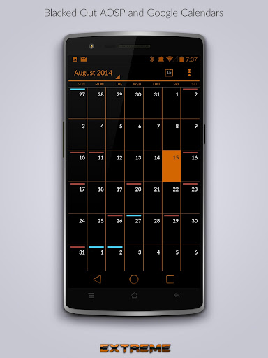 【免費個人化App】JB Extreme Theme Orange CM11-APP點子