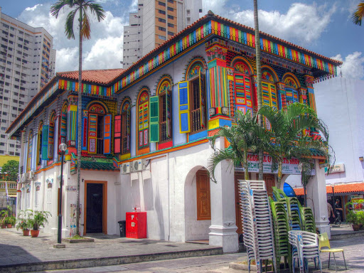 This eight-room house, built in 1900, is one of the last surviving Chinese Villas in Singapore's Little India.   