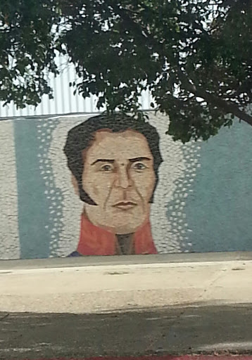 Mural De Cerámica Simón Bolivar 