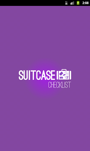 Suitcase Checklist