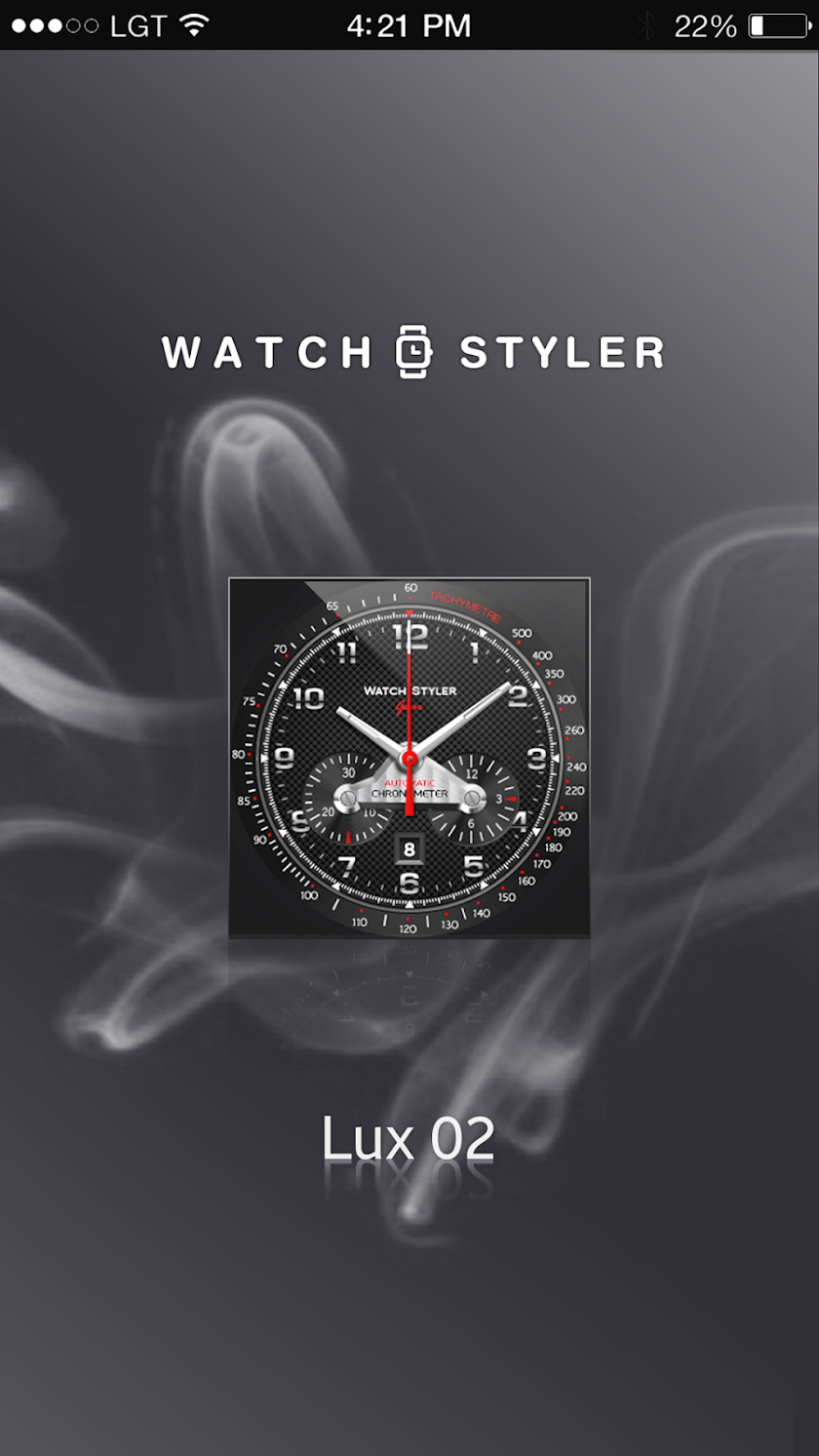 Watch Face Gear - Lux1 Screen 3