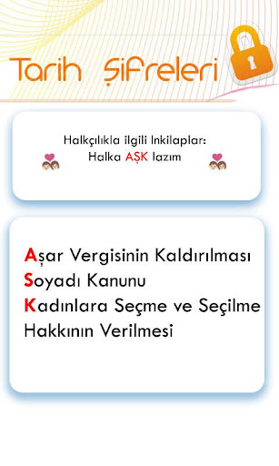 【免費教育App】Tarih Şifreleri KPSS-APP點子