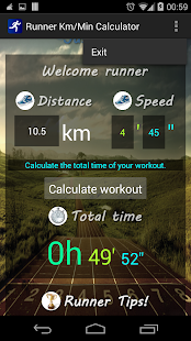 Free Download Runner Km/Min Calculator APK for Android