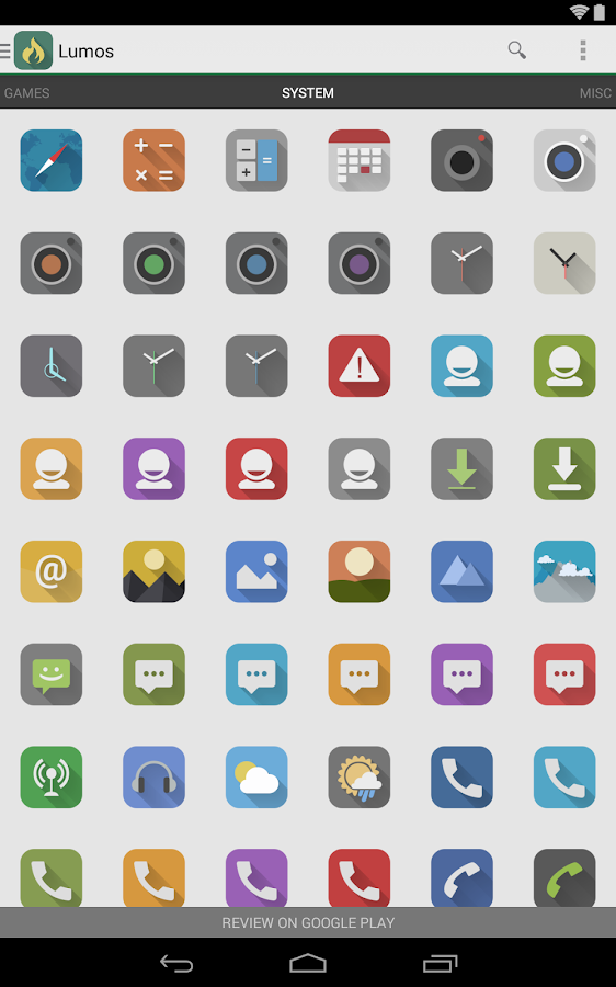 Lumos - Icon Pack - screenshot