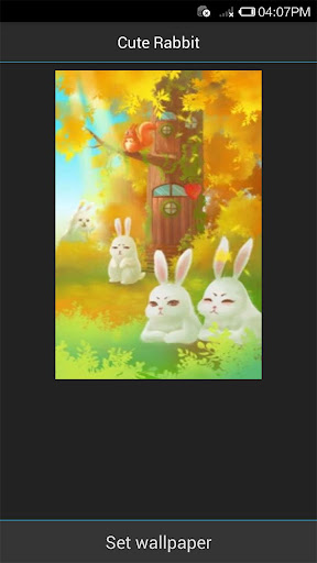 【免費個人化App】Bunny Forest Live Wallpaper-APP點子