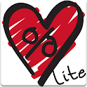 Love Percent Lite logo