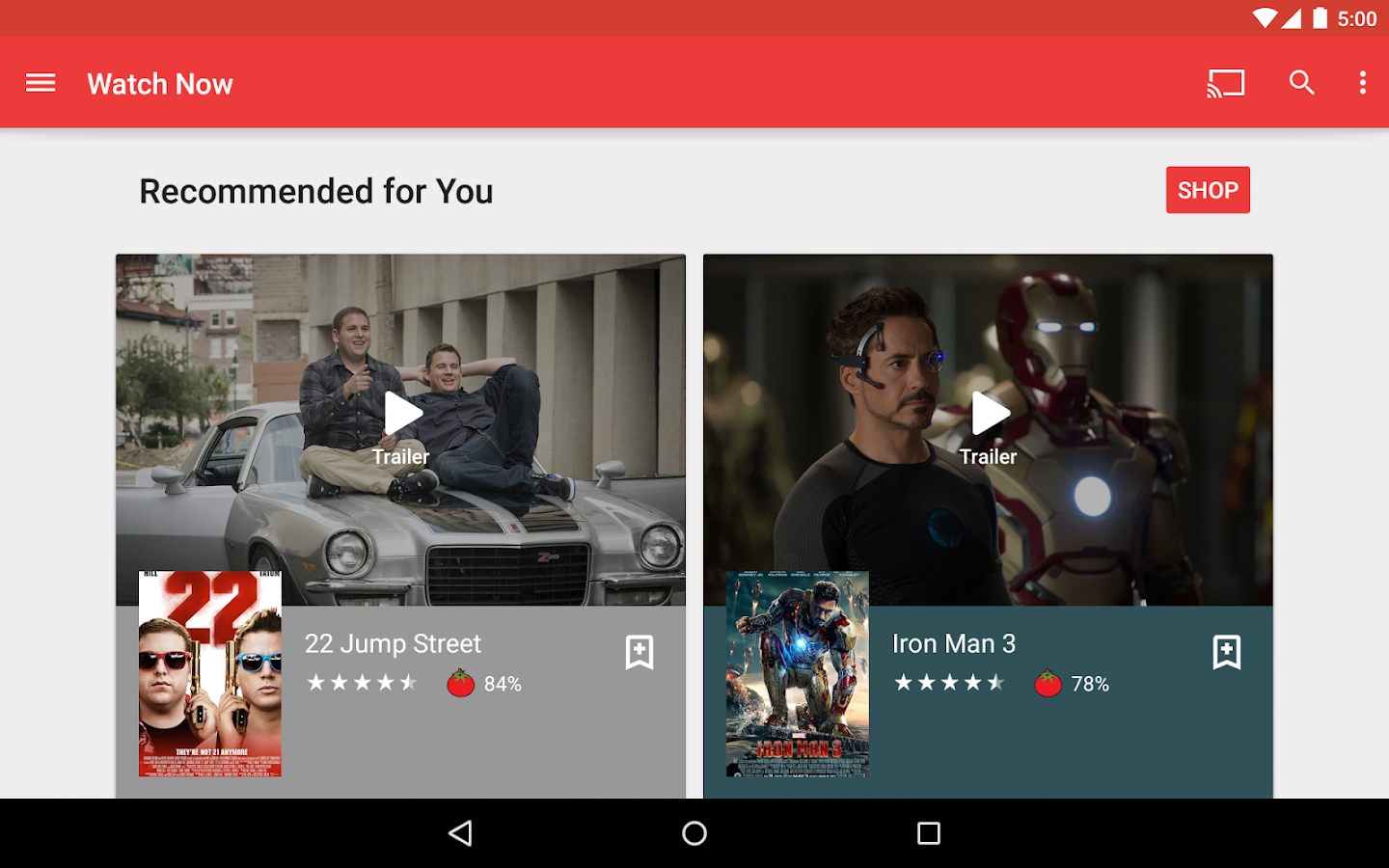 Google Play movies & TV. Видеоплеер для андроид.
