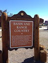 Basin and Range Country Sign