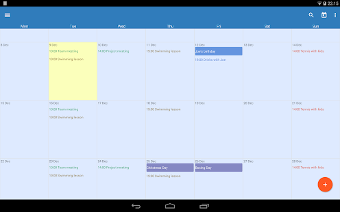 Touch Calendar Free