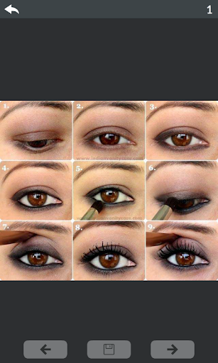 Eyes makeup step by step 1