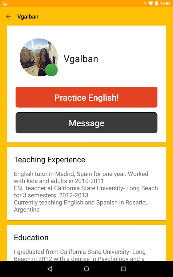 Cambly English Teacher Android Apps on Google Play