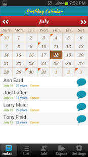 Birthday Calendar(圖7)-速報App