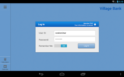 Village Bank for Tablet Screenshots 2