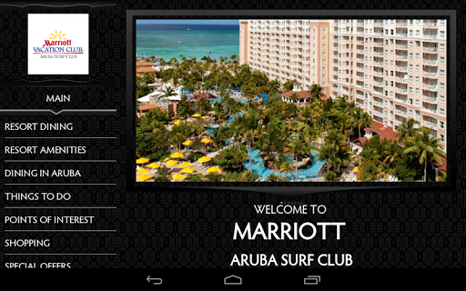 Marriott Surf Club in Aruba