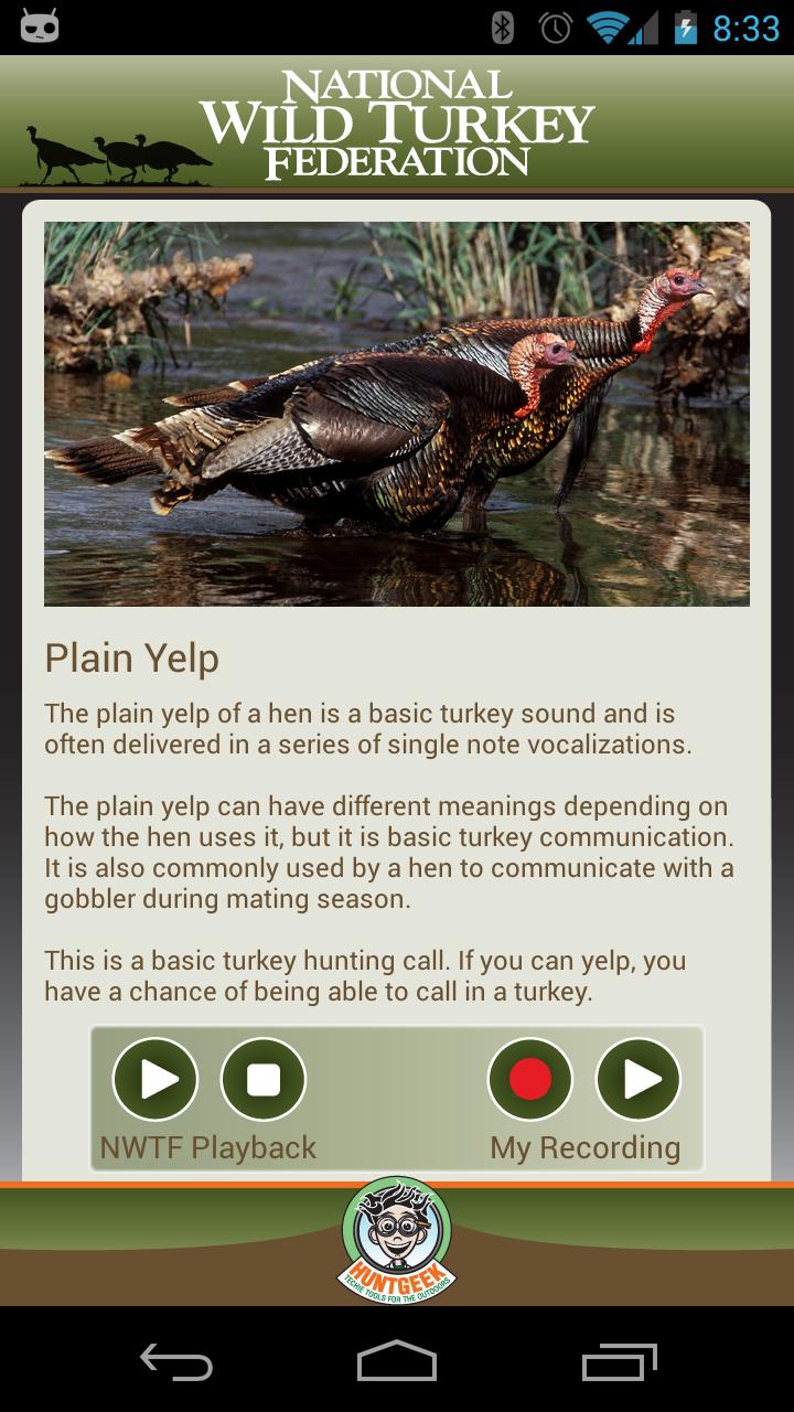 NWTF Turkey Hunting Toolbox Screen 3