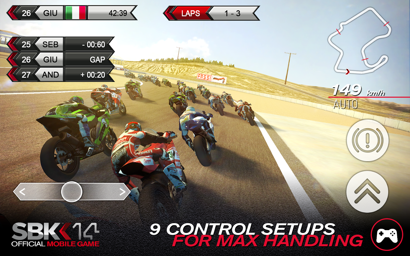 SBK14 Official Mobile Game - screenshot