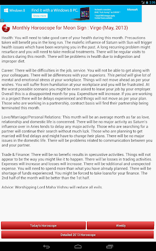 Daily Horoscope 2013