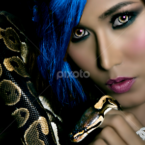 Snake by Eddy Maryamto - People Portraits of Women