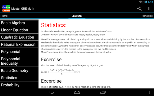 Lastest Master GRE Math APK for Android
