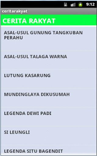 Cerita Rakyat Jawa Barat