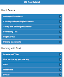 Tutorial for MS Word poster 7