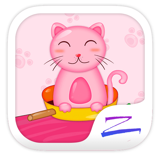 Pinky Kitty Theme - ZERO LOGO-APP點子