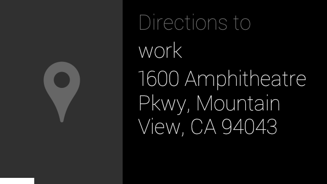 Directions From Work To Home Xe11 Release Notes - Google Glass Help