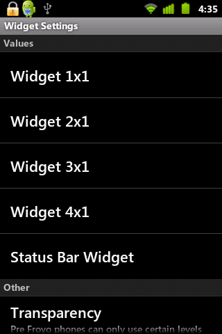 DroidStats Premium (Key) Screen 3