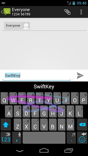 برنامج لوحة المفاتيح سويفت كود SwiftKey Keyboard Free للاندرويد
