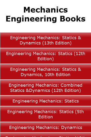 Mechanics Engineering Books