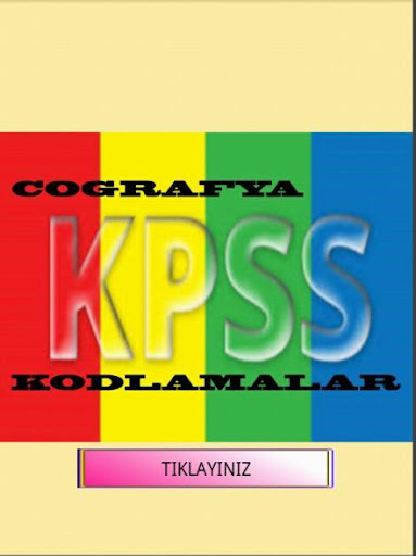 KPSS COGRAFYA KISA KODLAMALAR