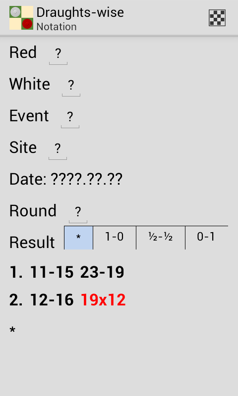 Draughts-wise Screen 3