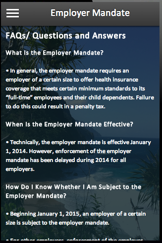 Employer Mandate