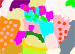 Vase,Hearts and Flowers drawn by my niece :3