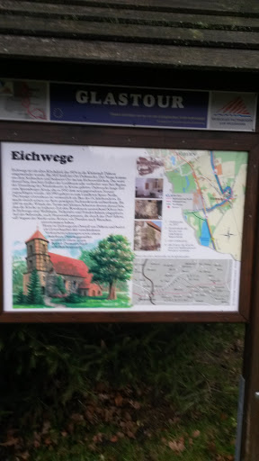 Holzinfotafel Geschichte Eichwege