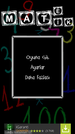 【免費益智App】Matematik Oyunu Sayısal Test-APP點子