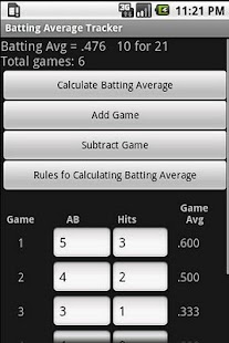 How to mod My Baseball Batting Average 1.4 unlimited apk for android